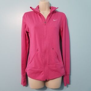 NIKE Dri-Fit Athletic Pink Zip-up - S